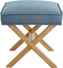 upholstered pouf