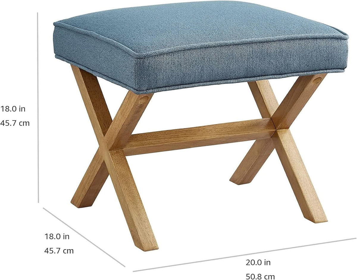 upholstered pouf