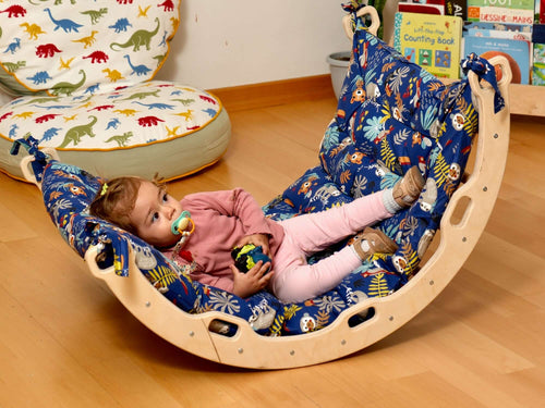 Climbing Arch/Rocker with Pillow & Ramp / Medium Size-1