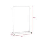 White Metal Garment Rack